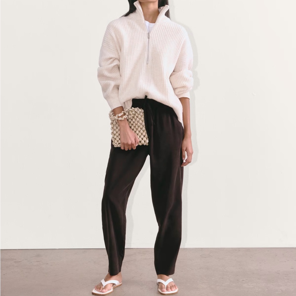 NWT Everlane Drawstring Tapered Pants